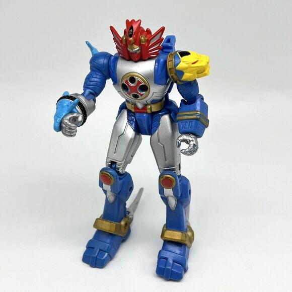 Bandai 2002 Power Rangers Ninja Storm Lightning Megazord 5.5" Zord Action Figure - Picture 9 of 15